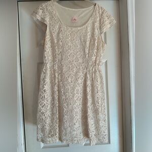 Lace Cream Dress - XL